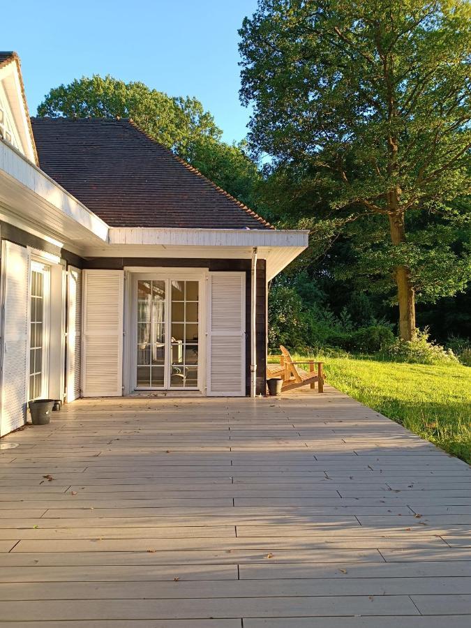 Maison Canadienne Dans La Foret Tourville-sur-Pont-Audemer Exterior foto