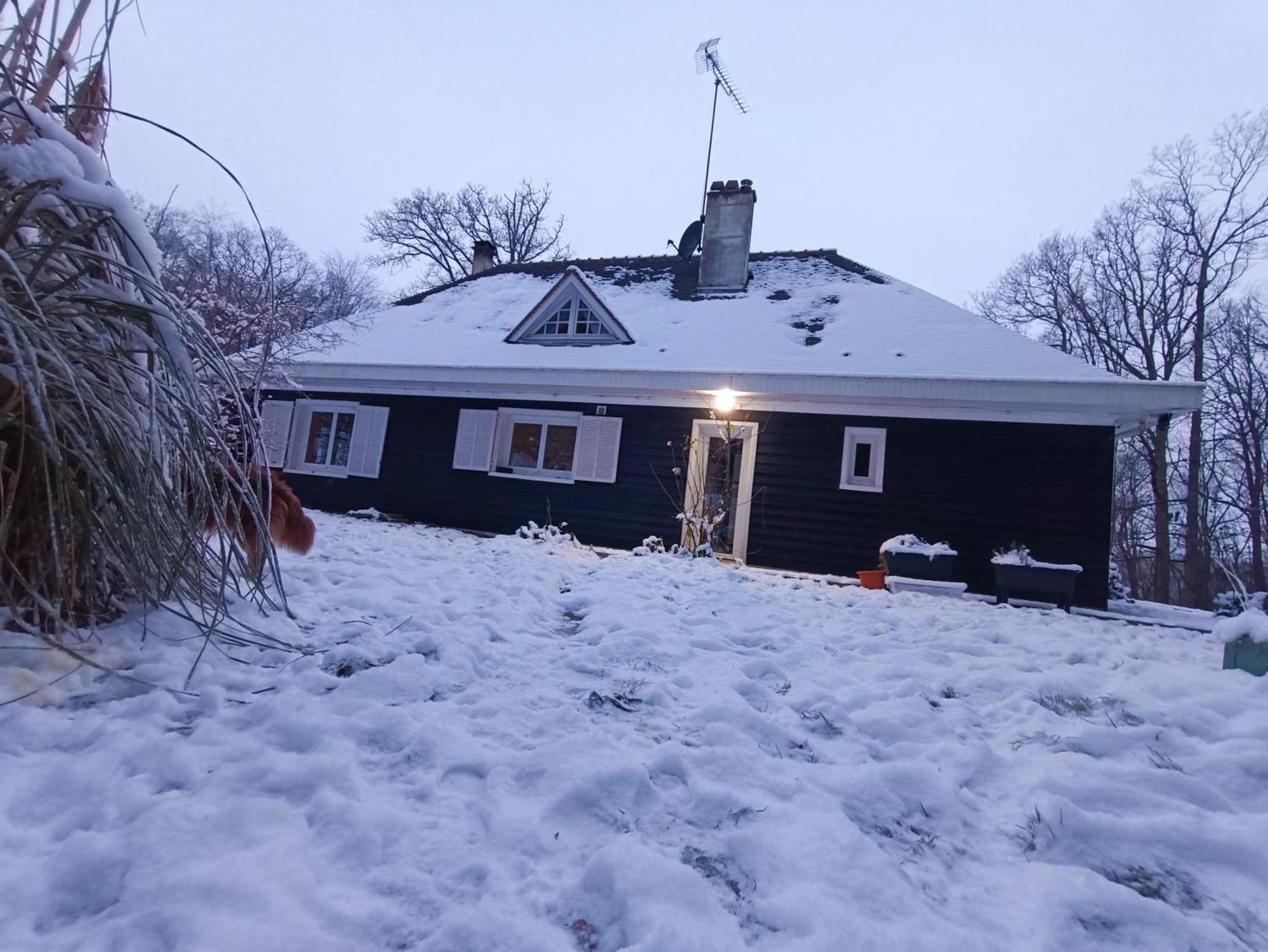 Maison Canadienne Dans La Foret Tourville-sur-Pont-Audemer Exterior foto